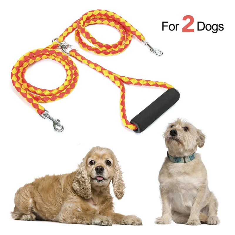 Benepaw-correa doble para perro, acoplador duradero sin enredos, cómoda, acolchada, doble, para mascotas, perros pequeños, medianos y grandes - imagen 2