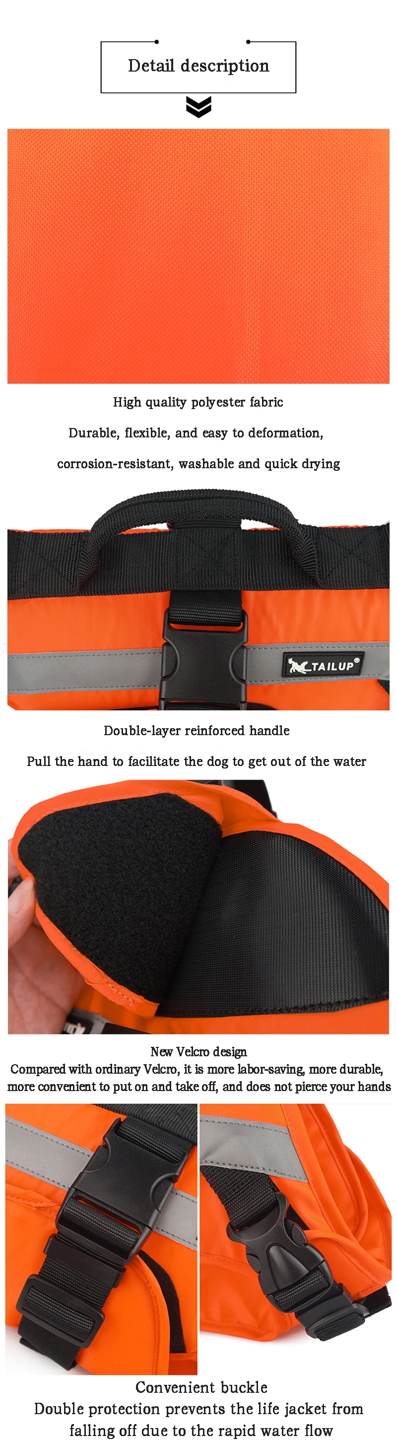 Chaleco YUDODO - Comparación de tallas