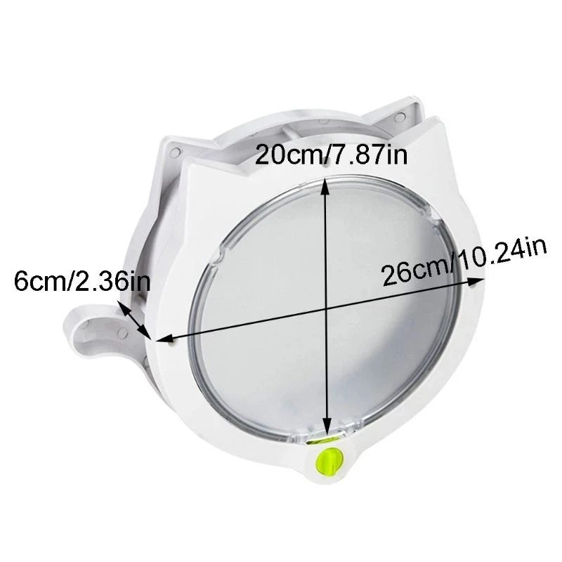 Puerta con cierre de 4 vías para perros y gatos pequeños, puerta para cachorros, Interior y Exterior, ventana, segura, suministros para mascotas - imagen 2