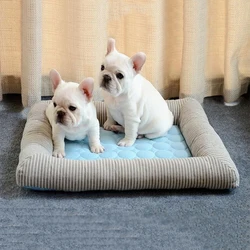 Cama fresca antideslizante para perros pequeños – Estera transpirable para verano