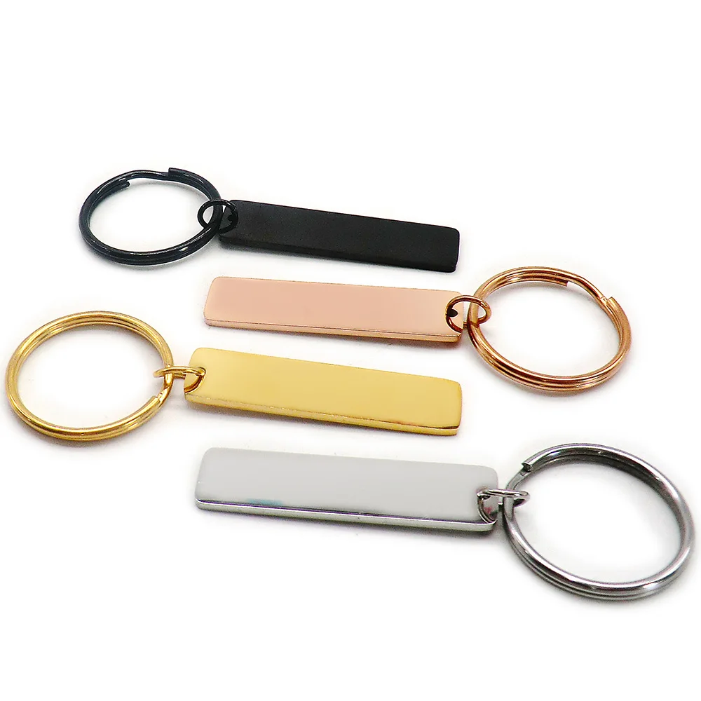 LLavero de acero inoxidable pulido con espejo, etiqueta de identificación de perro, grabado de nombre personalizado, colgante, 100 piezas, venta al por mayor - imagen 4