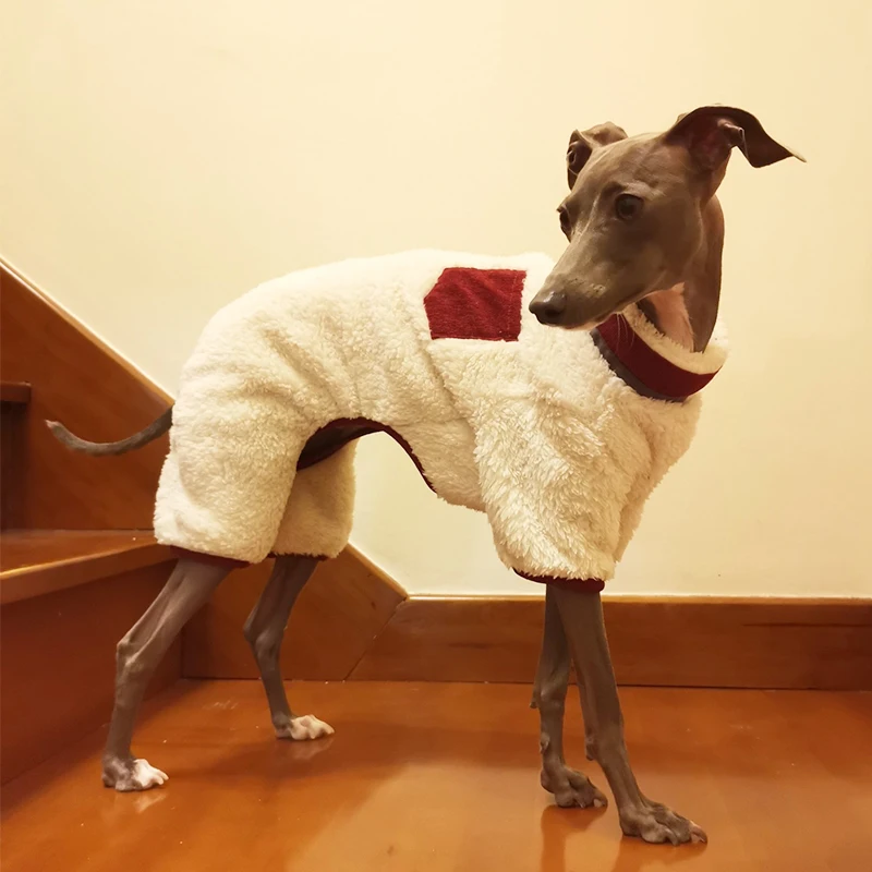 Ropa de invierno para perros pequeños, chaqueta cálida de lana para cachorros, monos para Chihuahua, Bulldog Francés, Pug, mono, pelele, disfraces para mascotas - imagen 5