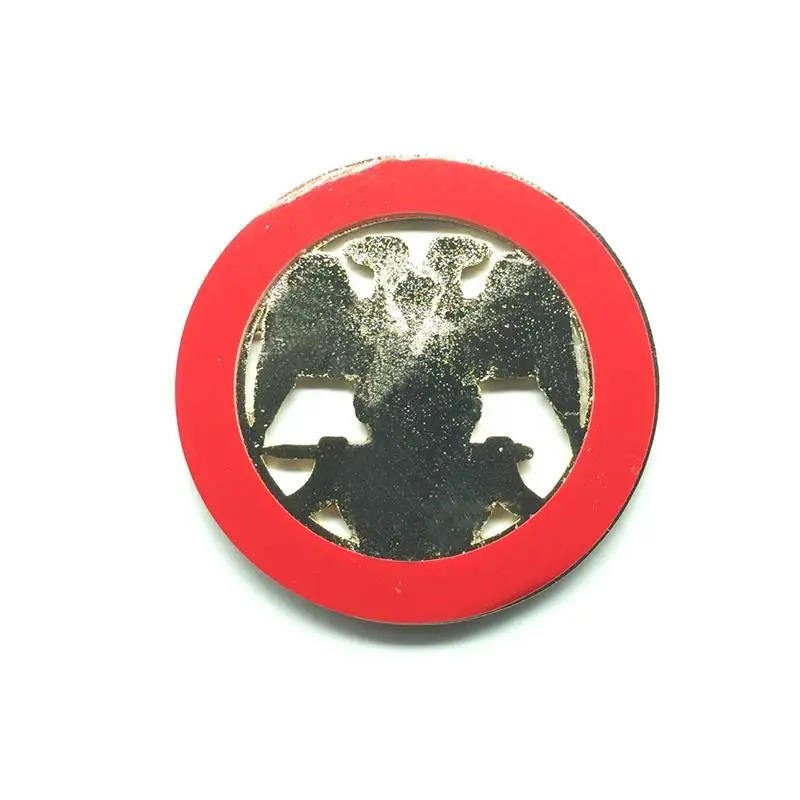Emblema de coche masónico dorado, rito escocés antiguo, 32 grados, viento hacia abajo, camión automático, pegatina de motocicleta, insignia, 3" - imagen 2