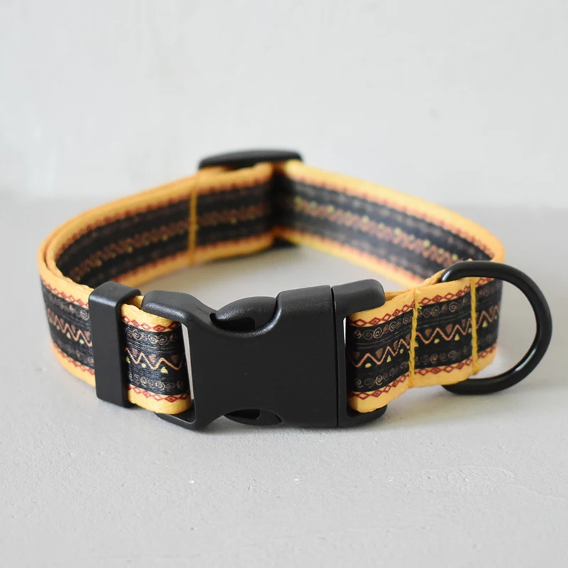 Collar ajustable de nailon para perros 15 colores con placa grabada - imagen 2