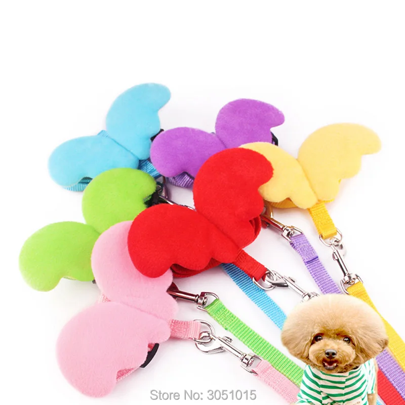 Correas para perros pequeños y gatos, Cute Angel, arnés ajustable para perros pequeños y gatos, identificación de mascotas, venta al por mayor, 20 unidades