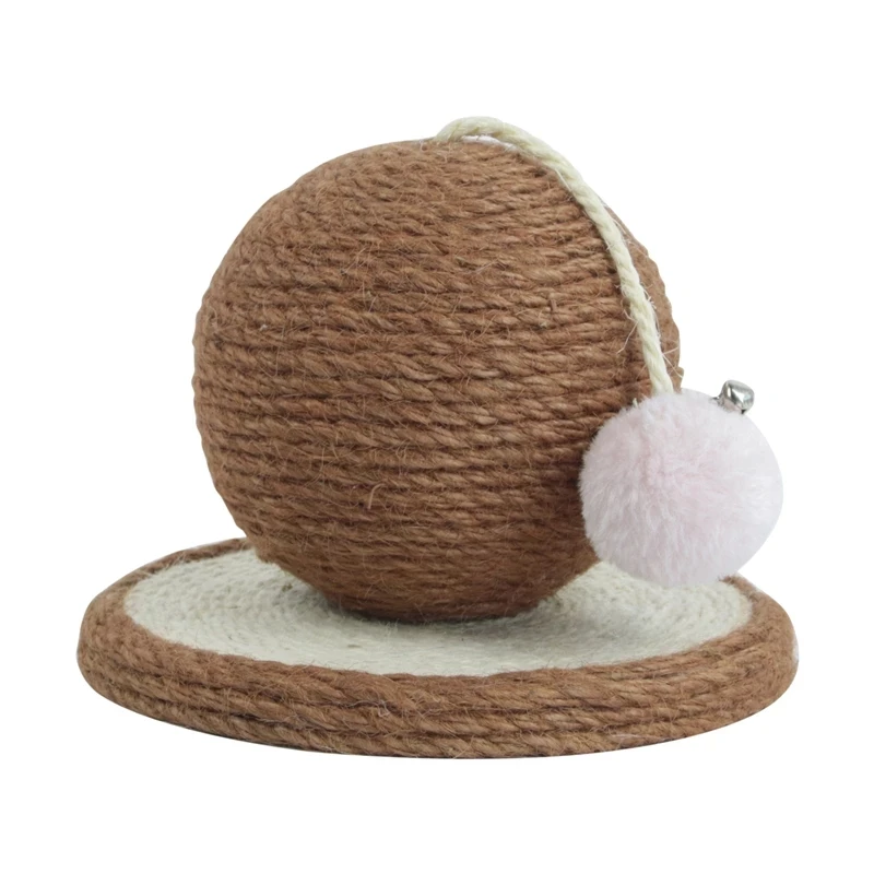 Rascador Para gatos de Sisal Para gatos, juguete interactivo de pelota Para rascar, divertido, juguete de entrenamiento de pata de molienda, accesorios Para gatos, Rascador Para Gato - imagen 3