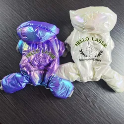 Ropa cálida de invierno para perros pequeños, monos impermeables para Yorkies, disfraz acolchado de algodón para mascotas, Color de sueño, cachorro, nuevo