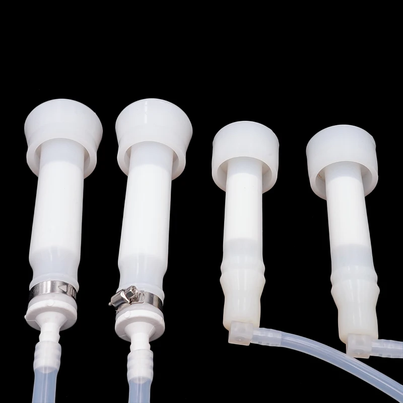 Revestimiento eléctrico de silicona para leche de cabra, accesorios para máquina de ordeño, granja, oveja, vaca, ganado, 1 par - imagen 4