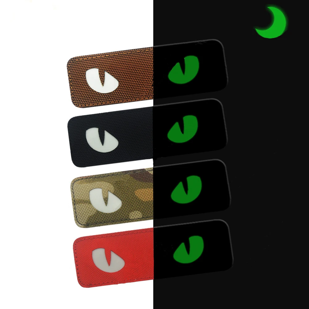 Parche bordado Cat Another Eyes on You, insignia de brazalete, casco militar, aplique decorativo, adorno, parches tácticos - imagen 2