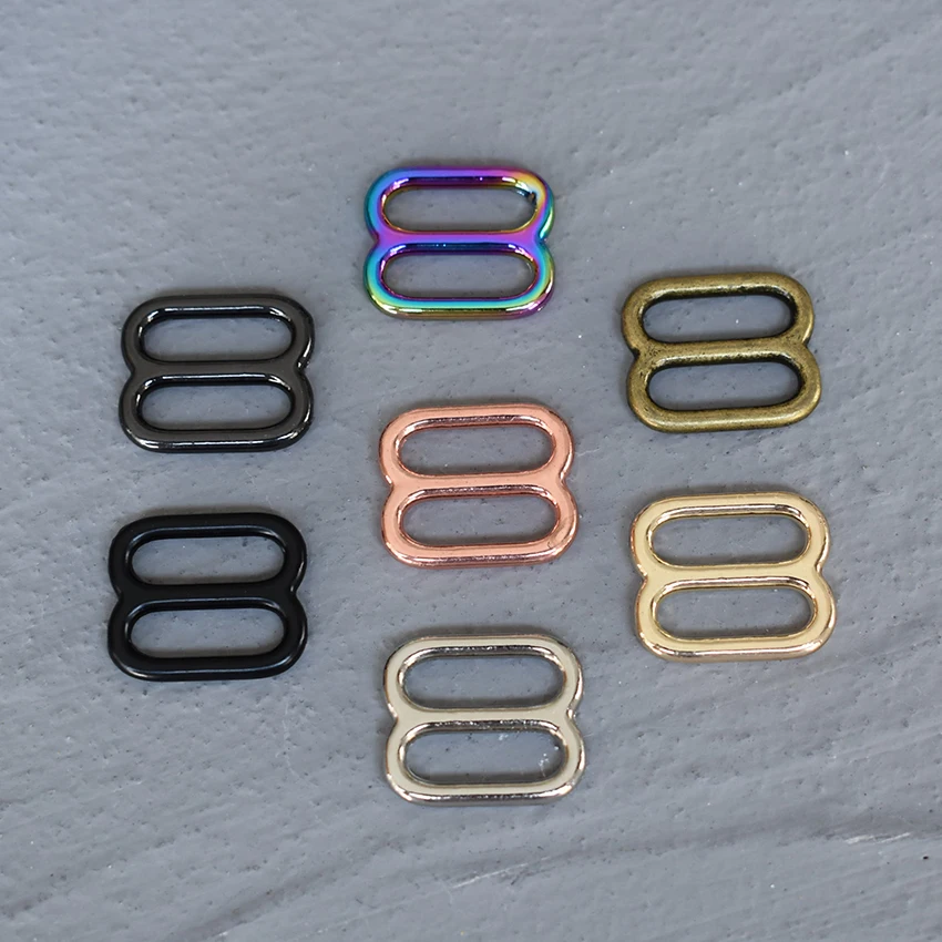 Deslizador de ajuste para correas de 15mm, accesorios para Collar de perro, correas DIY, cinturones, de Metal chapado de alta calidad, 1 ud. - imagen 5