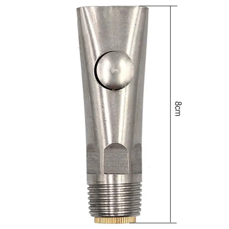 Bebedero de acero inoxidable para cerdo, bebedero automático con cabeza de cobre, suministros de equipos de bebedero para ganado y cerdo, 5 uds. - imagen 3