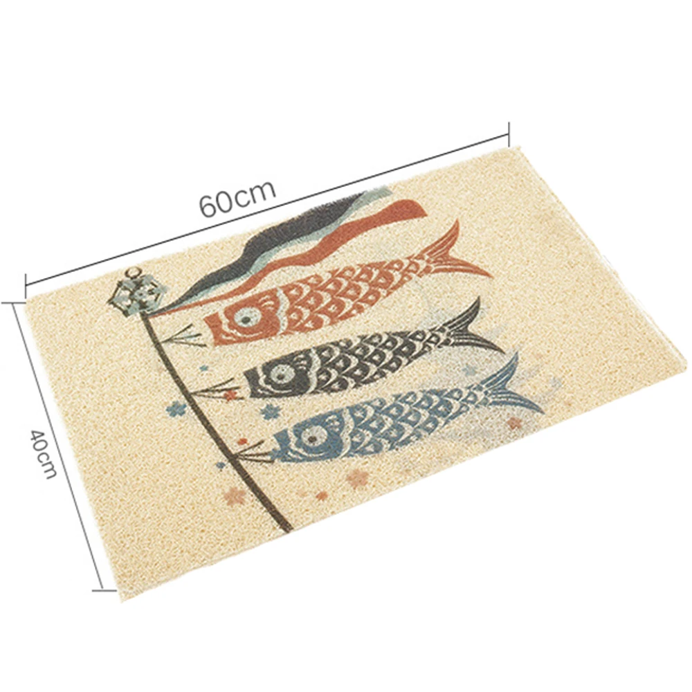 Estera plegable de PVC para gatos, alfombrilla antideslizante para la arena de las mascotas, con estampado de pecera, accesorios para gatos - imagen 3