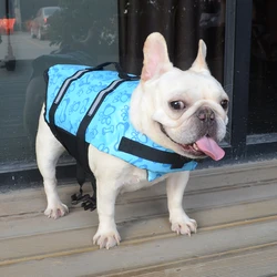 Chaleco flotador transpirable para perros en verano