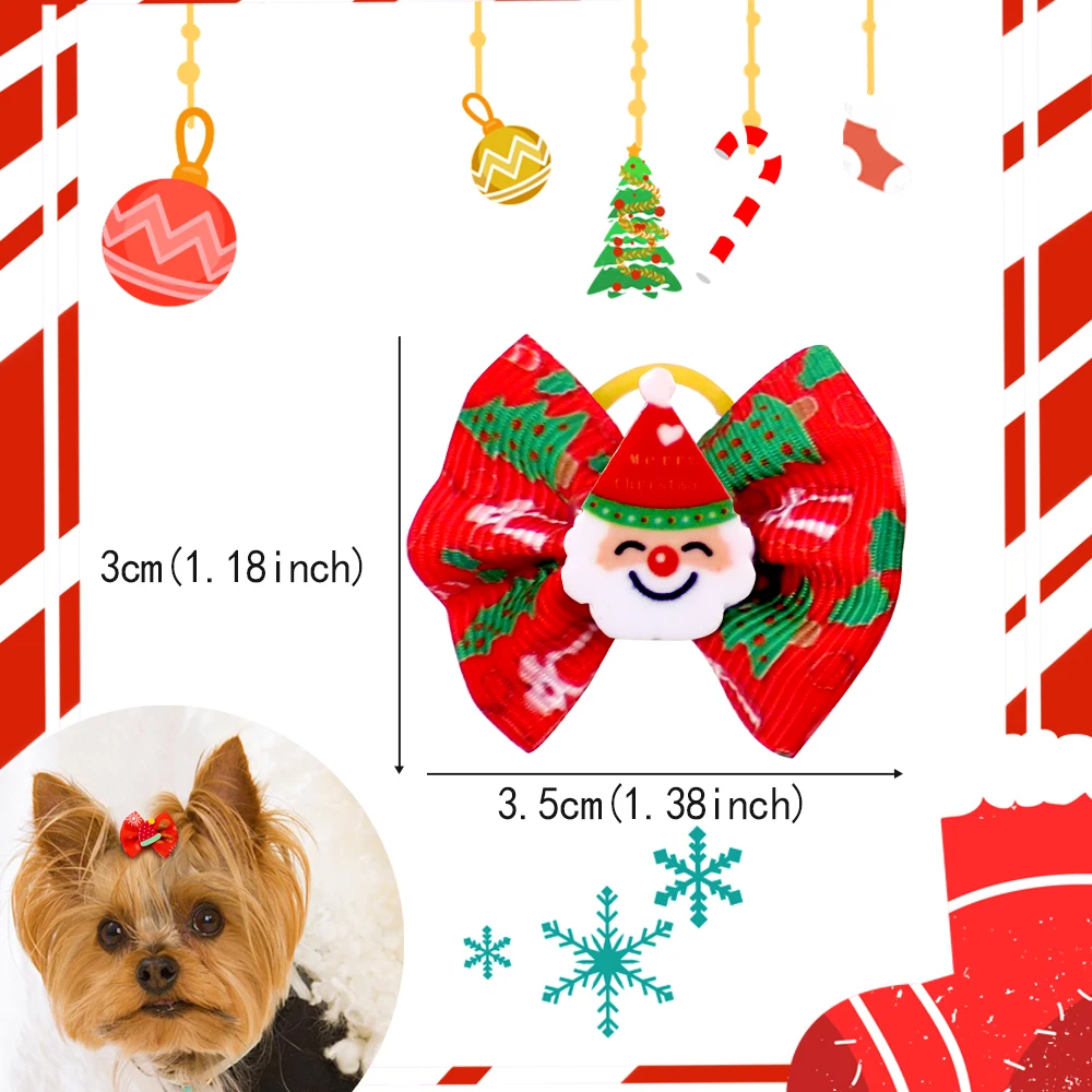 Lazos navideños para perros pequeños - imagen 2