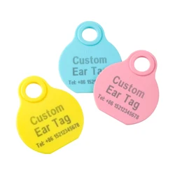 Placa identificativa personalizable para perro – Grabado láser resistente