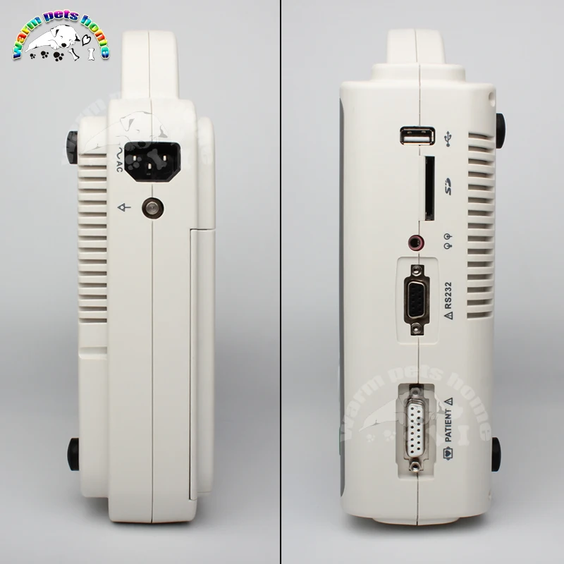 Máquina veterinaria ECG Animal Perro Gato Digital Equipo veterinario ECG médico portátil de 3 canales - imagen 3