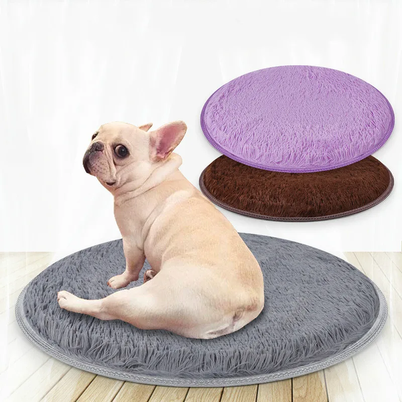 Cama de invierno para perros, cojín suave de lana para mascotas, casa, cama cálida para gatos, esteras para dormir profundo, perrera para perros pequeños, medianos y grandes, mantas de cama de piel