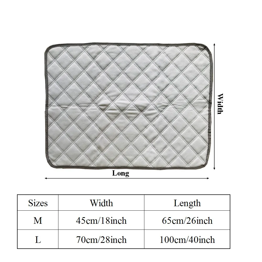 Almohadillas para orinar para perros y mascotas, manta lavable reutilizable, pañal absorbente para pañales, almohadilla de entrenamiento para cachorros, cama para mascotas, estera para orina para perros, gatos y conejos - imagen 4