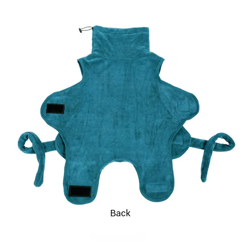 Albornoz superabsorbente para perro, traje de baño para perros pequeños, medianos y grandes, Toalla de baño de secado rápido para mascotas, ropa cálida para perros Corgi - imagen 2
