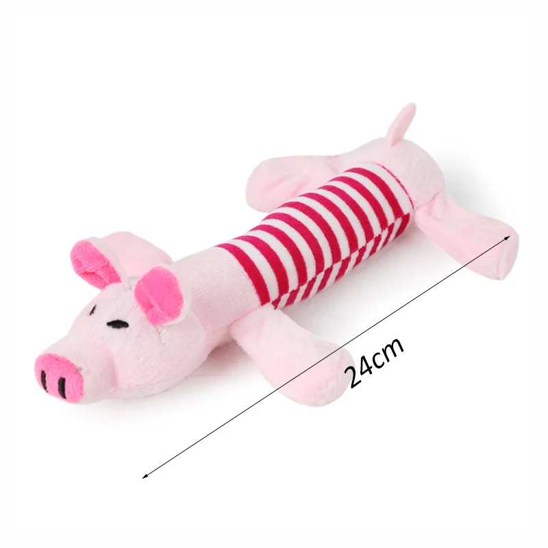 Juguetes de peluche de perro fuerte con forma de Animal chirriante, juguete masticable para mascotas, perros pequeños y medianos, Chihuahua, Husky, herramienta de dientes limpios - imagen 3