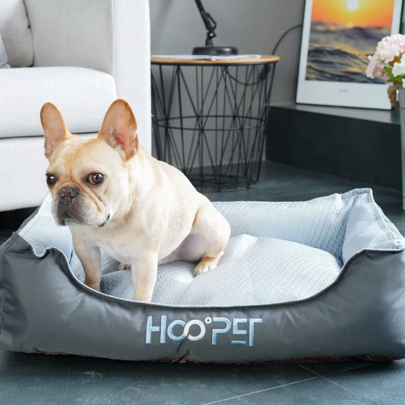 Cama de verano para perros y gatos pequeños/medianos – Funda extraíble - imagen 3