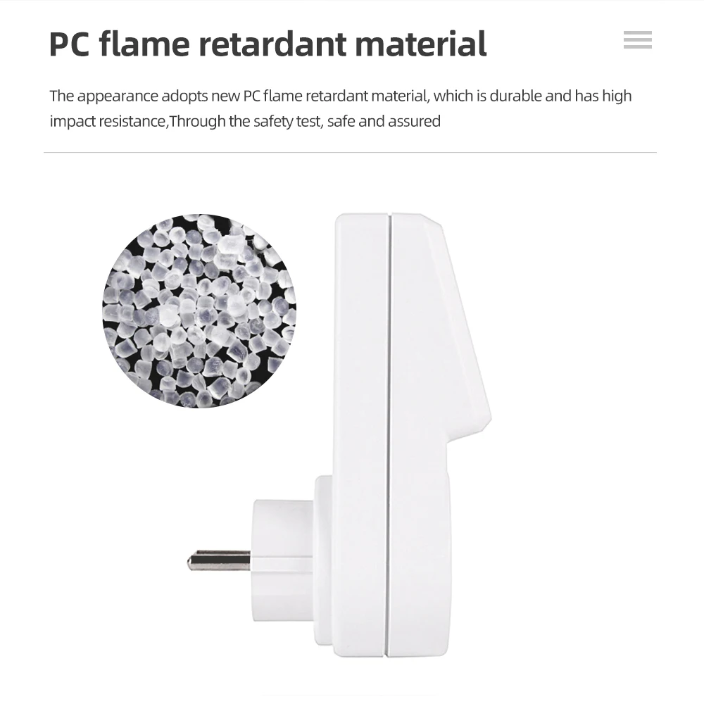 Toma de temporizador Digital TM03, interruptor de sincronización electrónico, salida de temporizador de cocina de 24 horas, enchufe programable para UE, Reino Unido, AU, EE. UU., BR, FR, IT TH - imagen 4