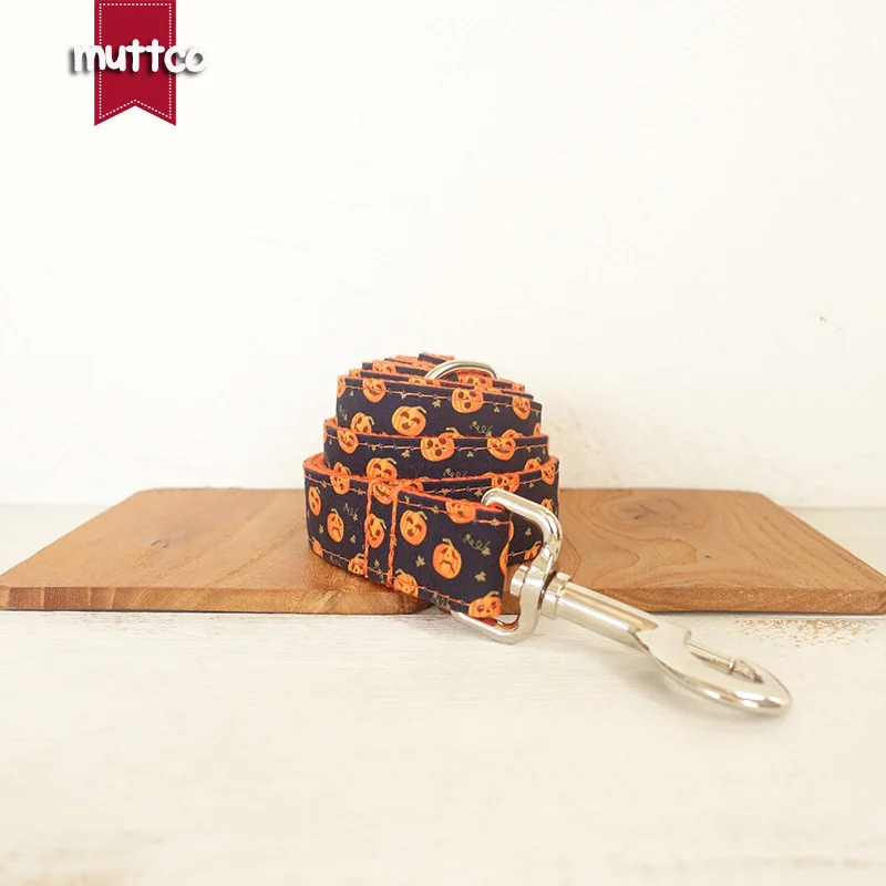 MUTTCO vende al por menor collar de diseño propio grabado nombre de mascota collar de perro collar hecho a mano 5 tamaños collar de perro y correa UDC086 - imagen 4