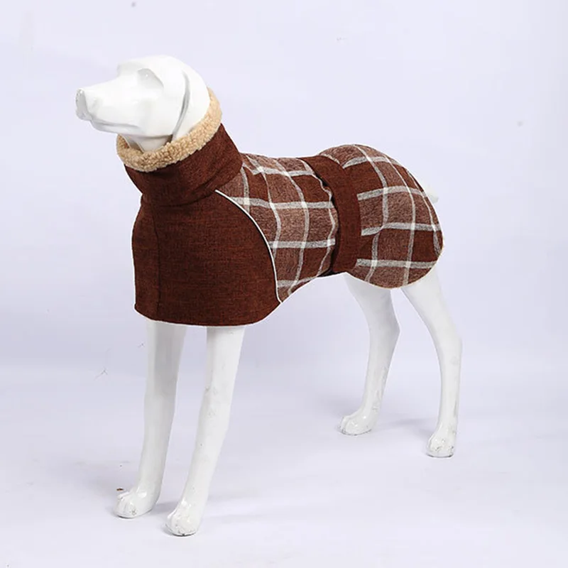 Chaqueta gruesa y cálida para perros medianos y grandes, ropa de invierno para mascotas, Galgo, ropa con ruedas, ubranka, dla, psa - imagen 3