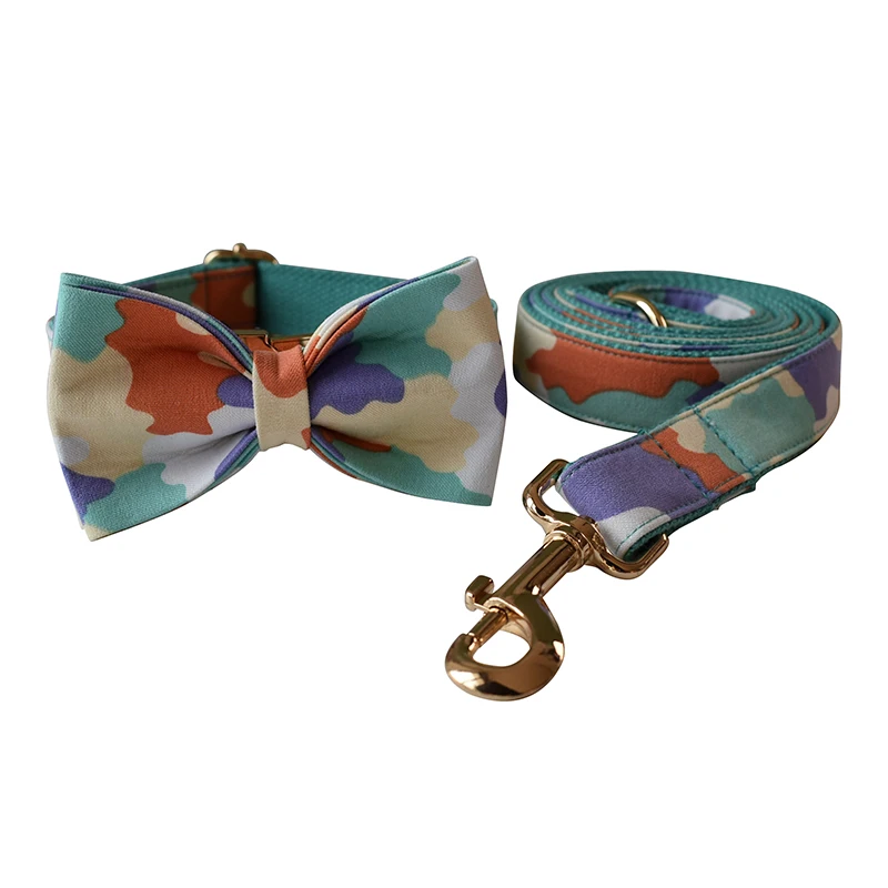 Bow Collar Leash Set