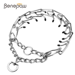 Collar adiestramiento ajustable para perros con puntas de goma