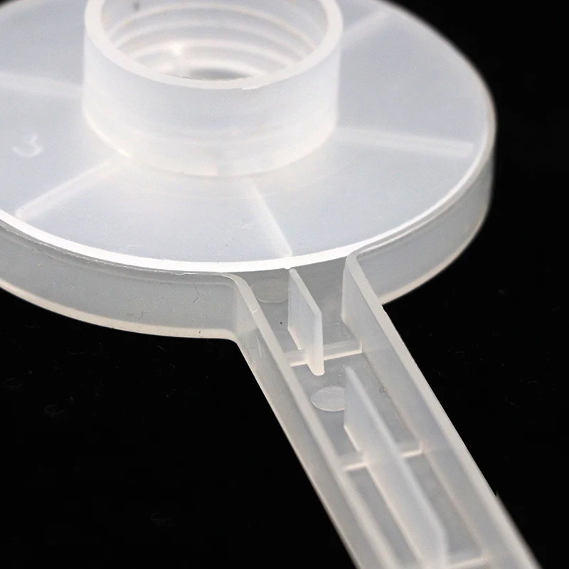 Bebedero redondo de plástico para abejas, alimentador de miel blanca, suministros de herramientas de alimentación, 5 unidades - imagen 5