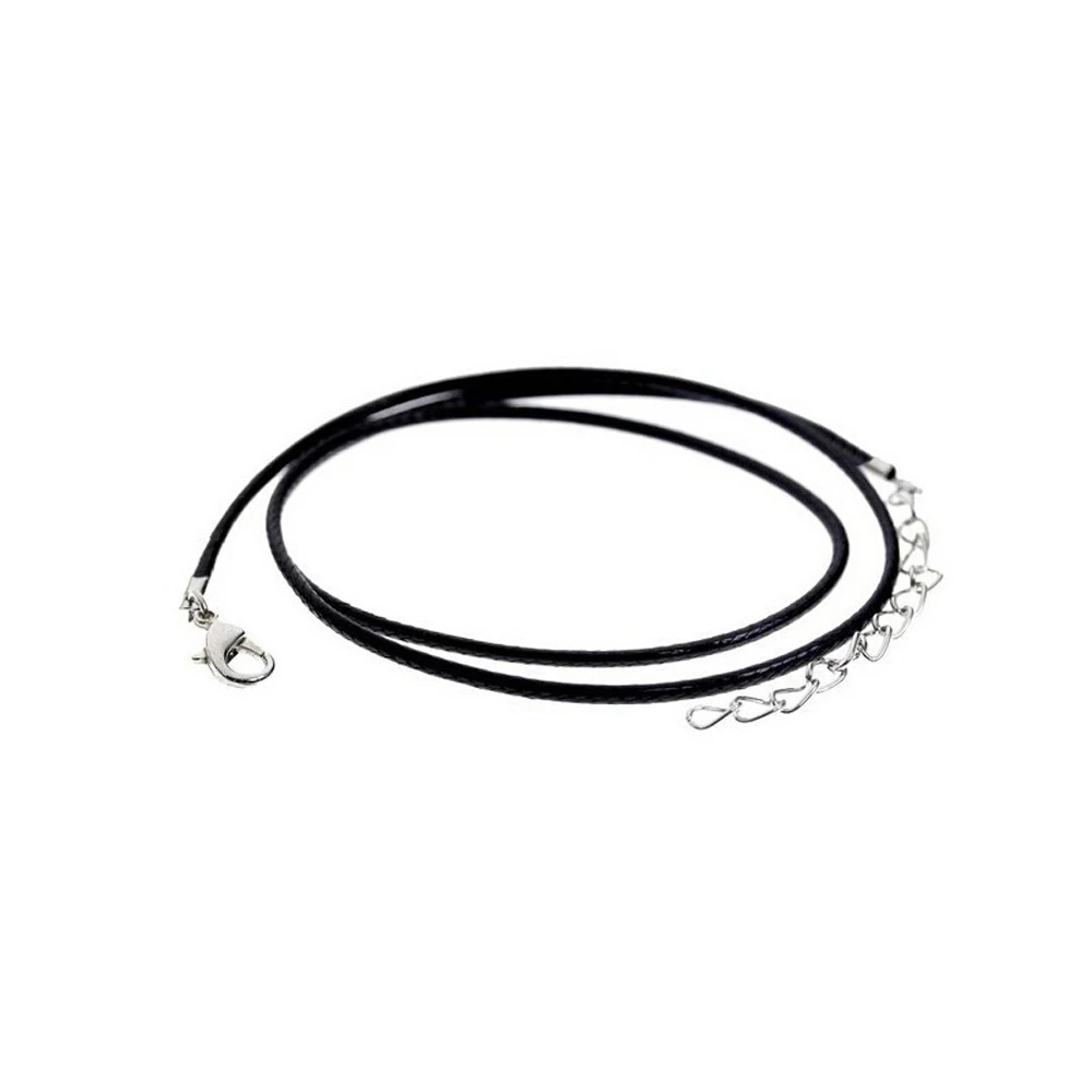 Collar de cuero negro para perros con etiqueta de identificacion - imagen 3