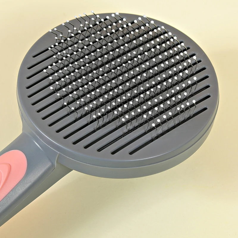 Cepillo removedor de pelo de mascotas, peine desgranador de pelo de gato y perro, herramienta de limpieza de rizado, recortador automático - imagen 3