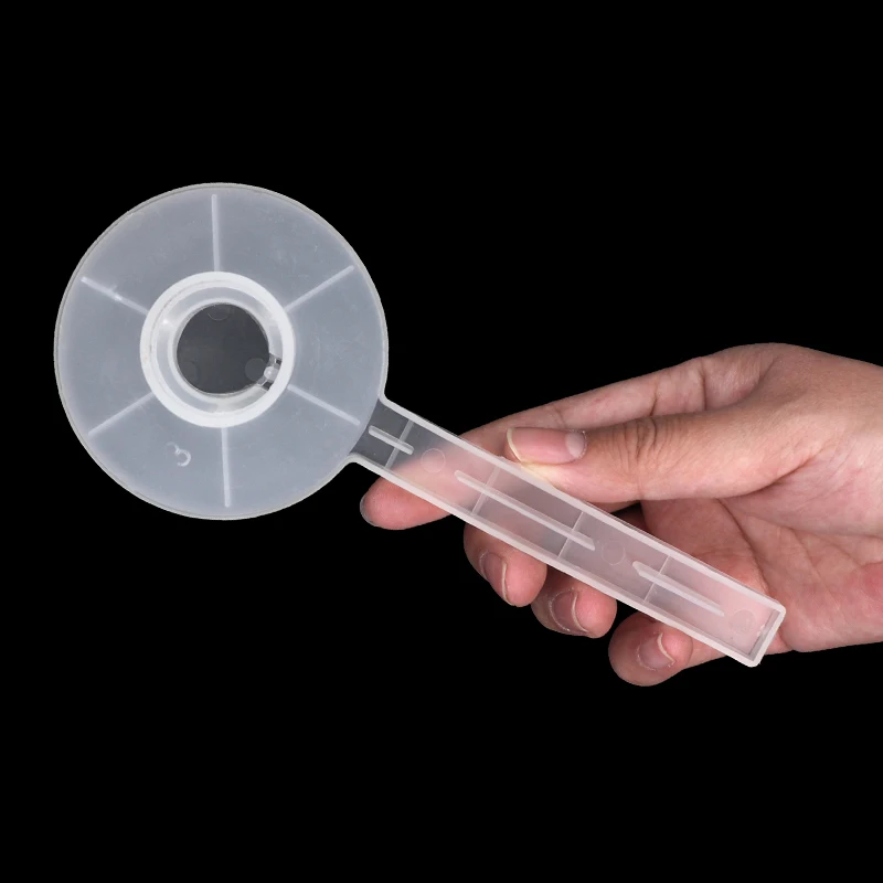 Bebedero redondo de plástico para abejas, alimentador de miel blanca, suministros de herramientas de alimentación, 5 unidades - imagen 3