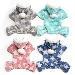 Pijama invierno para perros pequeños y gatos Shih Tzu Yorkshire