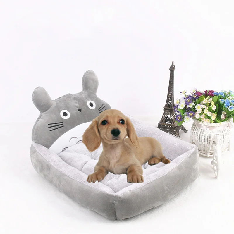 Winter Warm Puppy Cat Bed Sofa Washable Cartoon Pet Beds for Small Dogs Cats Yorkies Katten Kennels Pets Products Accessories - imagen 2