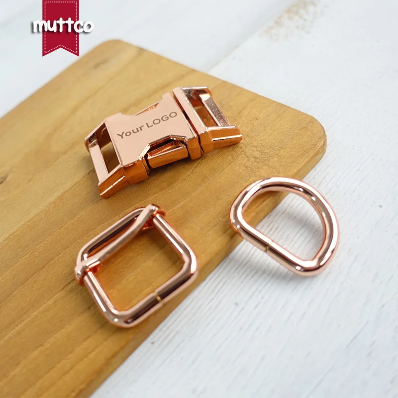 100 unids/lote (hebilla de metal + hebilla de ajuste + anillo D) 15,20,25,30mm accesorio diy 4 colores, ofrecemos grabado láser logotipo personalizado - imagen 5