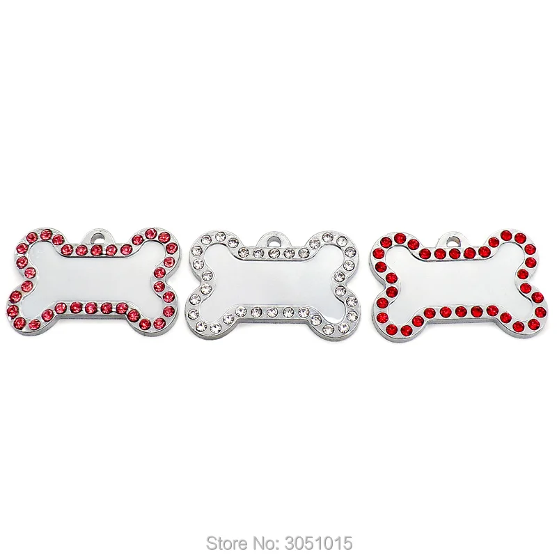 Placas identificativas con diamantes para perros - Etiquetas personalizadas - imagen 5