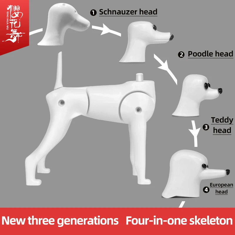 Maniquí Schnauzer para práctica de peluquería canina - imagen 4