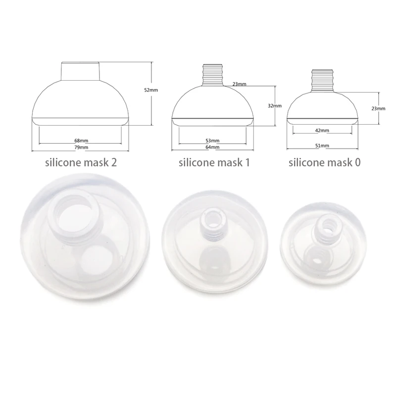 Feline Spacer Inhaler Aerosol Chamber más vendido con máscara de silicona con bolsa - imagen 4