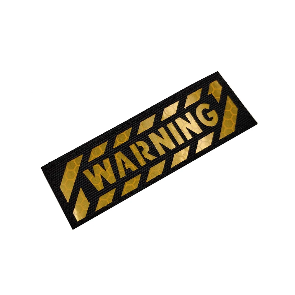 Waring Sign IR parche brazalete insignia pegatina aplique adorno resplandor en la oscuridad accesorios deportivos parches reflectantes - imagen 2