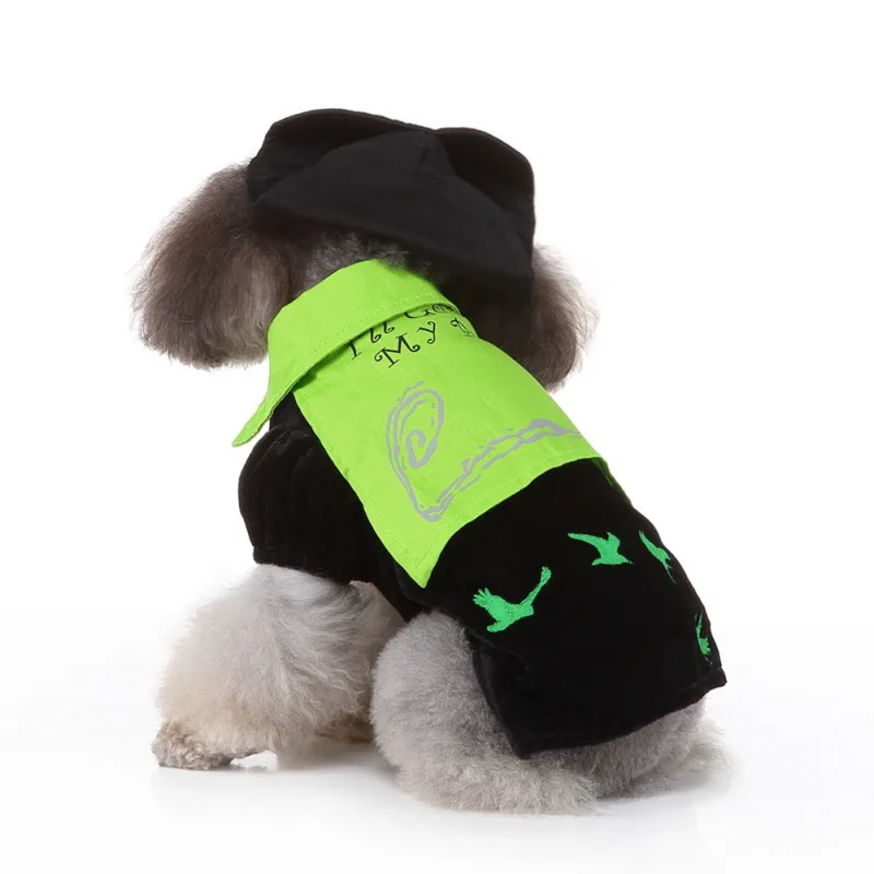 Disfraz de Halloween para perro, conjunto divertido de bombero, abrigo de 2 patas y sombrero para perros pequeños y medianos, traje de fiesta para gatos - imagen 3