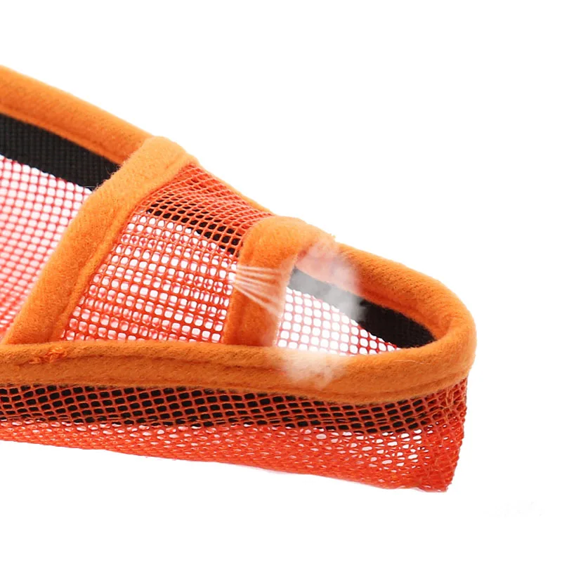 Bozal para perro de malla transpirable, bozal antiladridos para mascotas para perros grandes, cubierta bucal ajustable antimordidas para cachorros, accesorios para perros - imagen 3