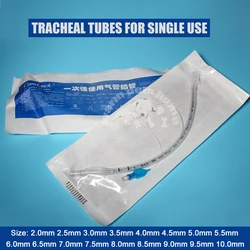 Tubo endotraqueal desechable con manguito para perros y gatos 2,5-10mm