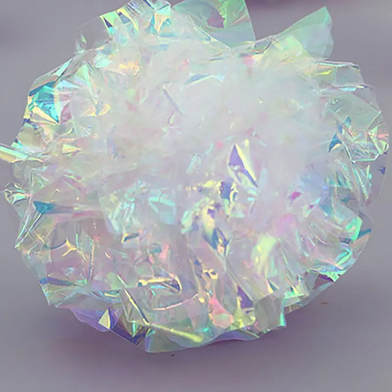 12 Uds. Juguete para Gato, bola de papel arrugada de Color, juguetes con sonido para gato, productos interactivos para gatos, suministros de plástico para mascotas, juguetes creativos - imagen 3