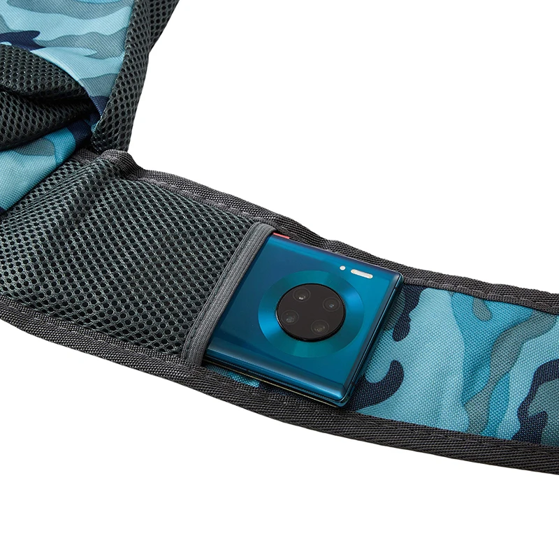 Benepaw-bolsas de transporte duraderas para perros pequeños, malla transpirable, correa acolchada ajustable, para mascotas, cachorro, gato, Camuflaje azul - imagen 5