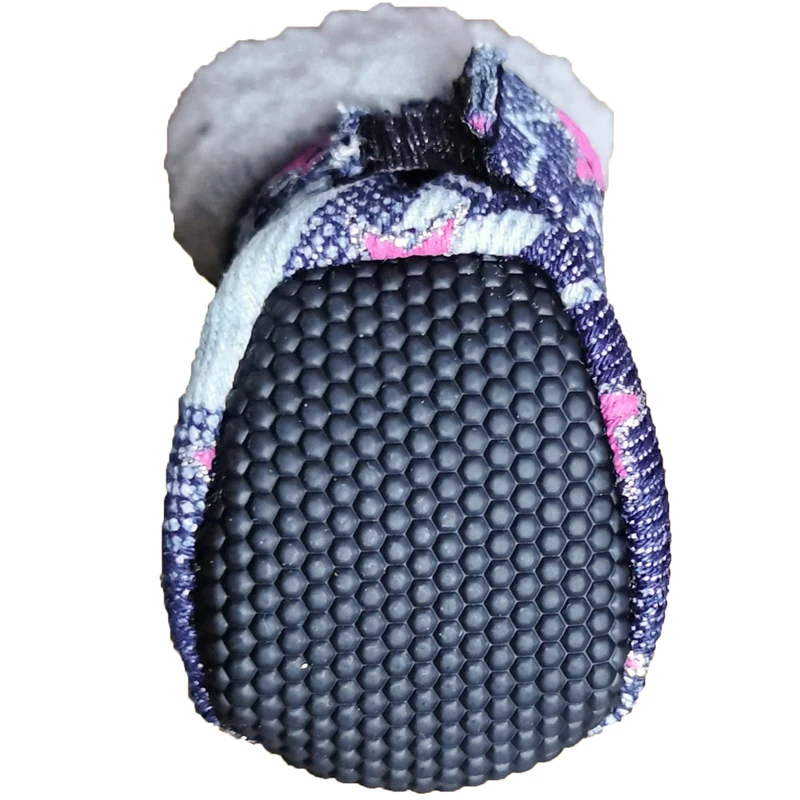 Benepaw-zapatos cálidos para perro, botines de nieve cómodos para mascotas, suela antideslizante resistente, Protector de pata de cachorro, Botas de senderismo al aire libre para invierno - imagen 4