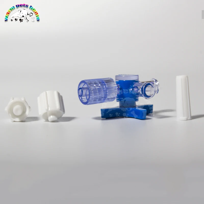 Polla de parada desechable de tres vías para Hospital Clínico, adaptador de bloqueo Luer, tubo de extensión de conector en T flexible de 3 vías