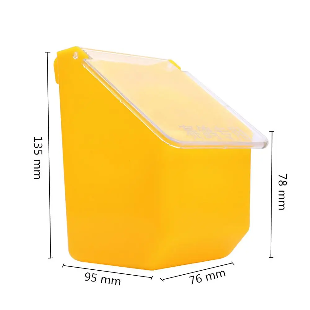 Caja de alimentación colgante para pájaros, alimentador de agua, palomas, loros, codornices, accesorios, suministros para mascotas, 1 unidad - imagen 2