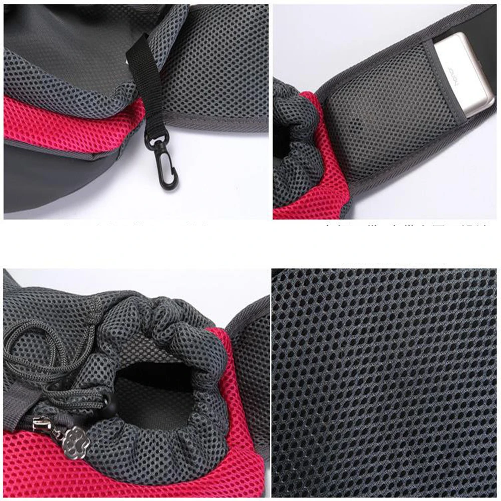 Bolsa transportadora de mascotas, transportador de perros, bolso de viaje al aire libre, bolsa de malla Oxford, bolso de hombro individual, bolso grande de viaje de malla - imagen 4